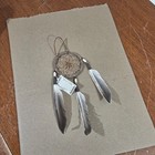 Navajo Dream Catcher Handcrafted 3  Diameter