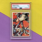 Original 1966 Topps Batman Black Bat Trading Card  23 Psa 5