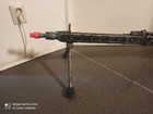 German Ww2 Maschinegun Mg42 3d Printed Toy 1 1 Prop With Orange Safety Plug