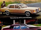 1979 Lincoln Versailles Print Ad Small Ad 10  X 6-1 2 