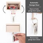 Car Garage Key Holder Black Wall Key Rack Creative Storage