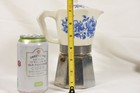 Vintage Ceramic Floral Top Flory Express Espresso Pot Moka Coffee Maker Italy