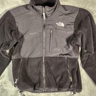 The North Face Women Fleece Jacket Black Full Zip Outdoor Casual Size Small S