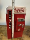 Coca-cola 1995 Vintage Cast Metal Vending Machine Coin Bank - Missing Plug