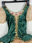 Wolff Fording Green Gold Colored Ballet Dance Costume Tutu Material Sz M Read