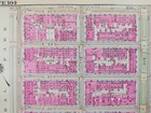 1916 Metropolitan Club Central Park Manhattan New York City Street Map 59th-65th