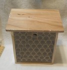 New  Bee Bug Hotel Wooden Bee House 49 Holes 6  By 5  By 3 1 2 