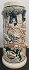 Vintage German Fox Handle Hunting Beer Stein - Authentic Made In Germany 1032b