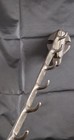 Antique Coat hat  Butcher  Hook Victorian Architectural Salvage Cast Iron 16 