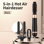 5 In 1 Hair Dryer Brush Styler     Blow Dryer  Straightener  Curler   Volumizer