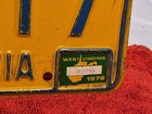 Vintage 1970s West Virginia License Plate