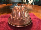Vintage Antique Italian Copper Pudding Mold Stamped Italy With Lid