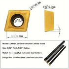 50pcs Ccmt060204 Ccmt21 51 Carbide Inserts For Lathe Turning Tool Holder