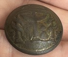 Dug Civil War Era Confederate Old 2-piece Georgia State Seal Button Alberts Ga-4
