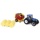 Ertl 1 64 New Holland T6 180 Roll-belt 560 Round Baler 2024 Farm Show 61002-reg