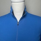 Rei Womens Cycling Jersey Blue Half Zip Long Sleeve Pocketed Small