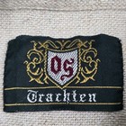 Trachten Xl German Lederhosen Oktoberfest Shirt Beige Linen cotton Metal Buttons