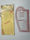 Vintage Curve Square Clear Plastic Clothing Maker Alterations Guide Ruler