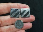 Vintage Sterling Silver Top Men s Cuff Links