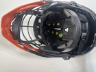 Cascade Lacrosse Helmet Full Face Mask W  Chin Strap Black orange