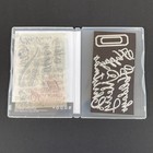 Stampin  Up  - Merry Christmas To All Stamp Set   Merry Christmas Thinlits Dies