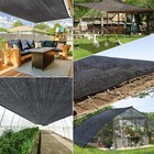 Tela De Sombra Solar 50  Malla 20x30 Pies Ft Para Patio Exterior Jardin Plantas