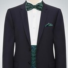 Paisley Cummerbund And Bow Tie Set Adjustable Formal Men s Cumberbund Tux