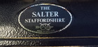 Vintage The Salter Staffordshire Kitchen Weight Scale Black Cast Iron England