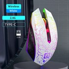 2 4ghz Wireless Optical Mouse Usb Rechargeable Rgb Cordless Mice For Pc Laptop