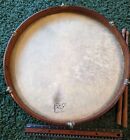 Rare 1900-1923 Wood Snare Drum By Landay Brothers  Ny  2 Old Drumsticks