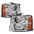 Headlights   Red Tail Light Set For 2007-2013 Chevy Silverado 1500 2500hd 3500hd