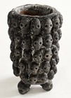 Mexican Clay Tzompantli Skull Sahumador Incense Burner Copalera Incensor Aztec 1