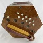 Vintage Musical Concertina Accordion Squeezebox Riccordi Made In Italy 20 Button