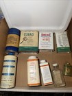 Vintage Medical Tin Lot- Band-aid  Cured  Johnson johnson Baby Powder Etc
