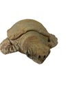 Tortoise Blue Decorative Ceramic Cork Flask Beach Cottage Vintage 1990