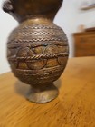 Antique Bronze African Tribal Kuduo Vessel