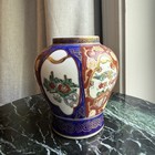 Vintage Gold Imari Porcelain Ginger Jar     Hand Painted Japanese Vase     Antique 5