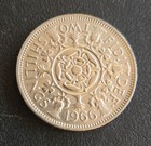 1966 Elizabeth Ii Great Britain 2 Two Shillings  Coin