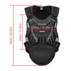 Wosawe Adult Motocross Protection Vest Cycling Shock Absorption Knee Elbow Pads