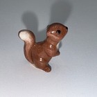 Vintage Hagen Renaker Miniature 1  Baby Brown Squirrel Ceramic Figurine
