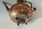 Fine Antique Indian Mughal Brass Bronze Ewer Altaba 19th Century Islamic Arts