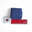 Contact Lens Case Travel Box With Mirror Clean Solution Bottle Gold Tone New