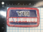 Vintage Ny New York Red Blue Black White 3  Iron On Cloth Embroidered Patch
