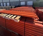 Used Pallet Racking Lot 8808 Pieces Teardrop Uprights Beams Wire Decking