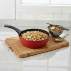 9-1 2   24cm  3d Diamond Coating Nonstick Wok Cookware Made In Korea