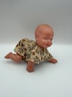 Vtg Japan Wind-up Crawling Celluloid Baby In Box