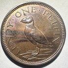 1929 Lundy 1 Puffin  Unc Bn Nice  Obscure Country