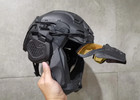 Sku  Sr-hel-p1-set Tactical Helmet With Fast Open - Black - Open Box Discount