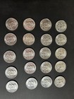 1959 P Franklin Half Dollar Roll 20 Coins 90  Silver