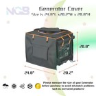 Outdoor Generator Cover  24 8l X 20 2w X 20 8h For Universal Most Inverter G